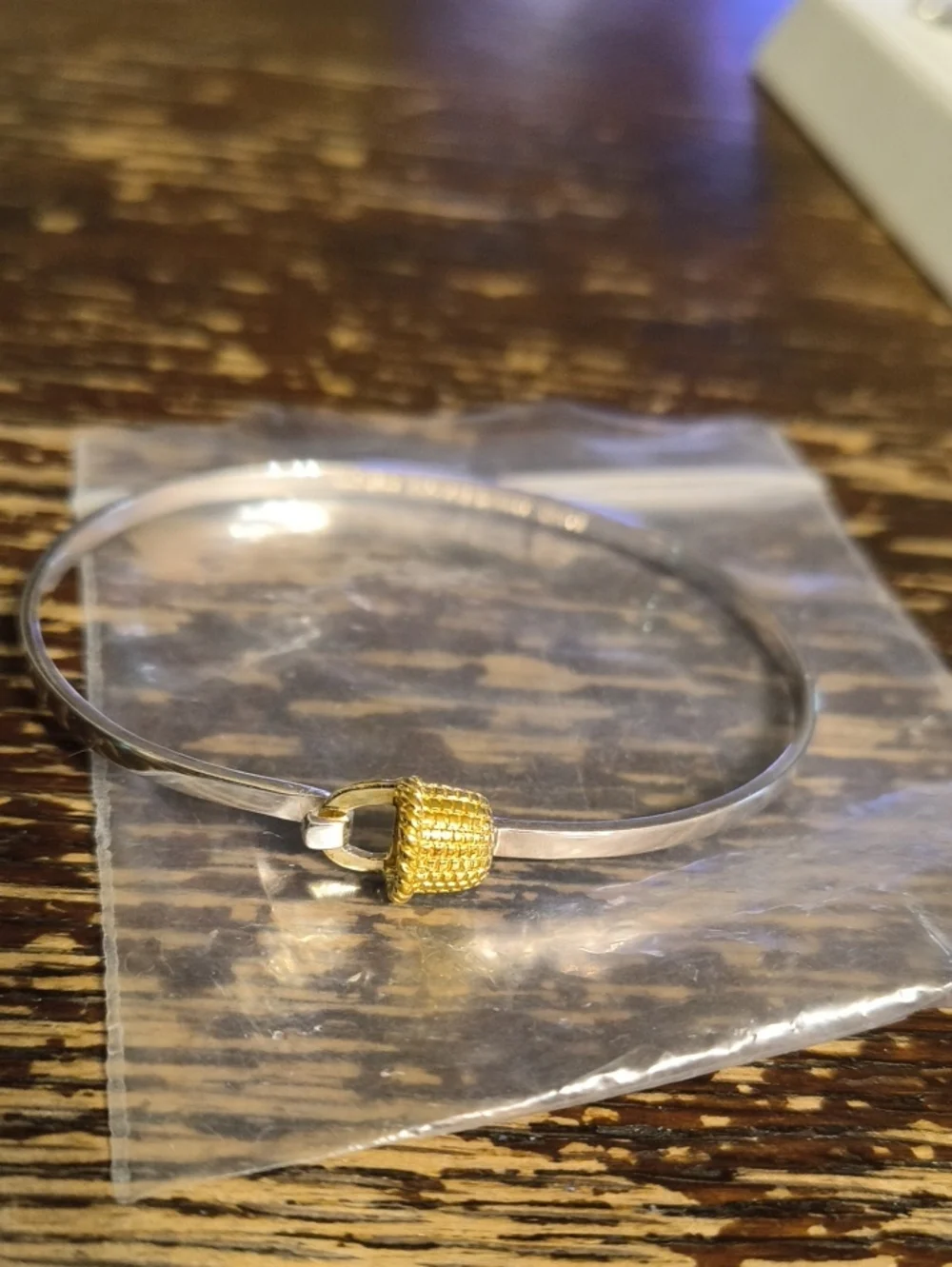 Sterling Silver Bangle Basket  Bracelet - Women's Jewelry
